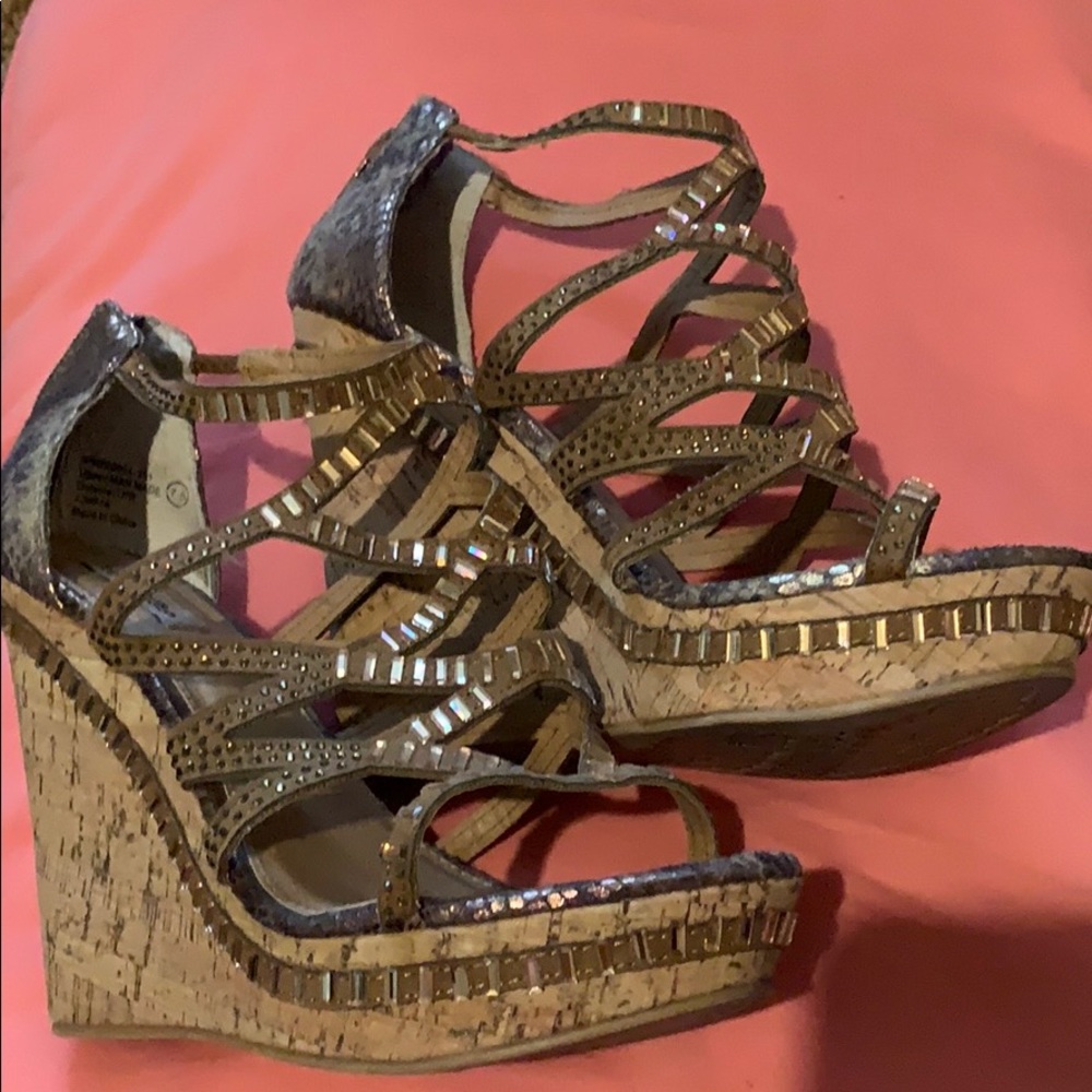 Not Rated Women’s Blue Sea Wedge Sandal